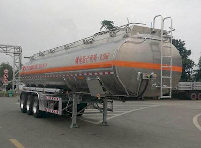 Tonghua  THT9400GYYHA Aluminum alloy oil transport semi-trailer