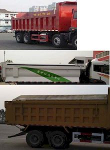 Jiefang Automobile CA3311P1K2L2T4E4A80 Flat head diesel dump truck