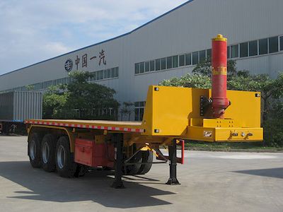 Qilu Zhongya  DEZ9400ZZXP Flat dump semi-trailer