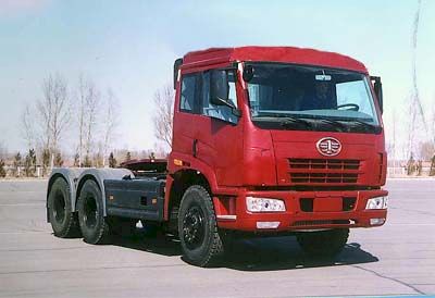 Jiefang Automobile CA4252P21K2T1A Flat head diesel semi-trailer tractor