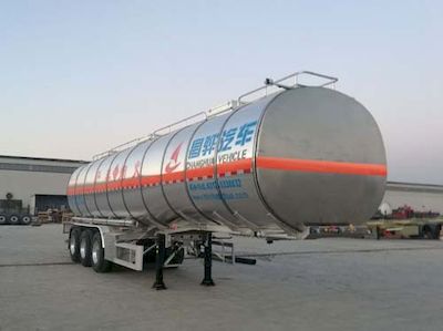 Changhua  HCH9401GRYA Aluminum alloy flammable liquid tank transport semi-trailer