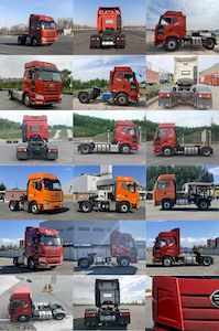 Jiefang Automobile CA4180P66K24E6 Flat head diesel semi-trailer tractor