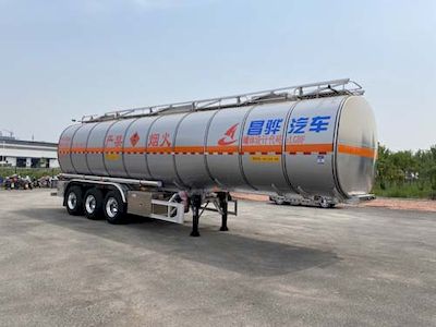 Changhua  HCH9407GRYDB Aluminum alloy flammable liquid tank transport semi-trailer