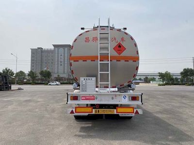 Changhua  HCH9407GRYDB Aluminum alloy flammable liquid tank transport semi-trailer