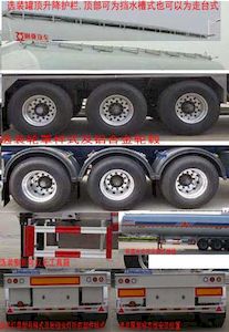 Tongyada  CTY9401GRY36 Flammable liquid tank transport semi-trailer