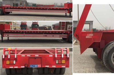 Chenlu  LJT9400TDPXZ Low flatbed semi-trailer