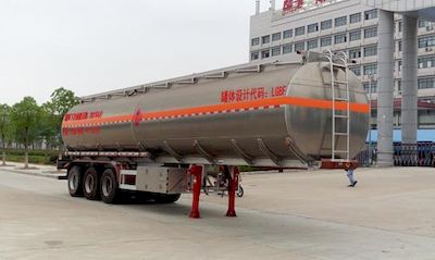 Chufei  CLQ9400GYYBA Aluminum alloy oil transport semi-trailer