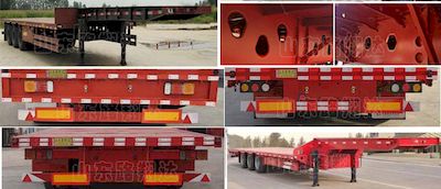 Liangxin brand automobile LXD9400TDP Low flatbed semi-trailer