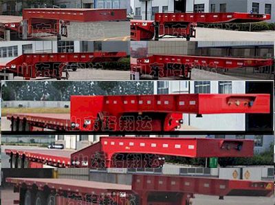 Liangxin brand automobile LXD9400TDP Low flatbed semi-trailer