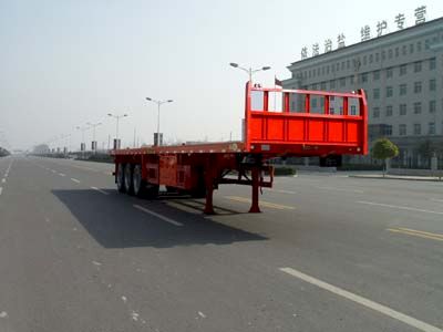 Huajun  ZCZ9285JP Flat semi-trailer