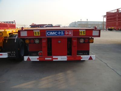 Huajun  ZCZ9285JP Flat semi-trailer