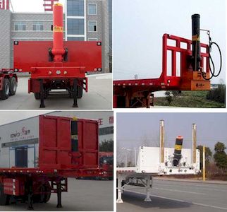 Hongruitong  HRT9400ZZXP Flat dump semi-trailer