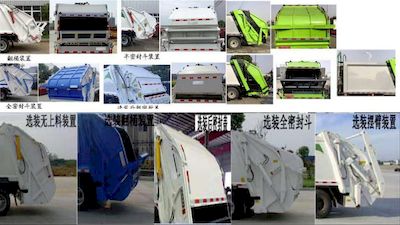 Runzhixing  SCS5120ZYSEQ6 Compressed garbage truck