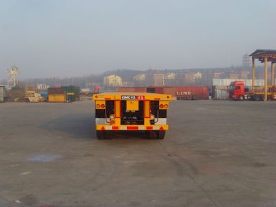 CIMC ZJV9350JPQD Flat semi-trailer