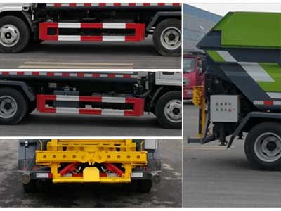 Chengli Heavy Industry Automobile CLH5070ZZZD5 Hydraulic Lifter Garbage truck 