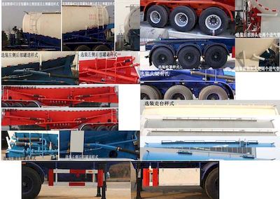 Tongyada  CTY9401GFLB Low density powder material transportation semi-trailer