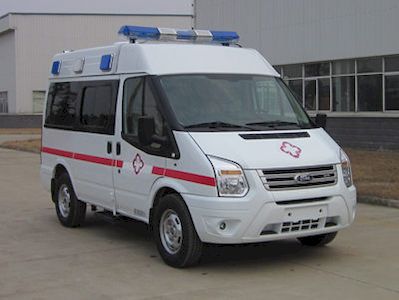 Jiangling Quanshun brand automobiles JX5049XJHMB4 ambulance