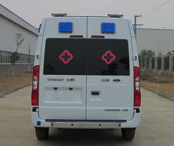 Jiangling Quanshun brand automobiles JX5049XJHMB4 ambulance