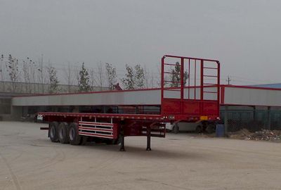 Luyun Wantong brand automobile YFW9400TPB Flat transport semi-trailer