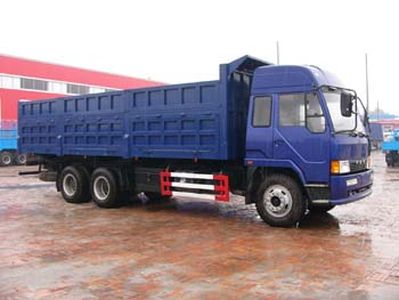 Jiefang Automobile CA3280P1K2T1A80 Flat head diesel dump truck