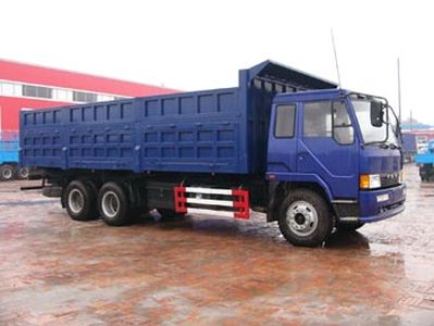 Jiefang Automobile CA3280P1K2T1A80 Flat head diesel dump truck