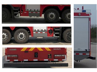 Tianhe  LLX5135GXFSG30D Water tank fire truck