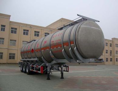 Liangshan Dongyue CSQ9400GYYAAluminum alloy oil transport semi-trailer