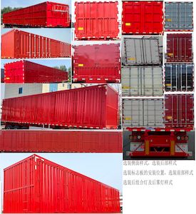 Luchi  LC9407XXY Box transport semi-trailer