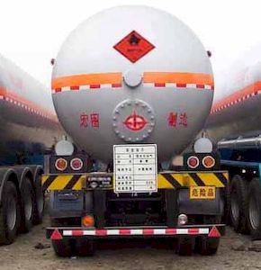 Hongtu  HT9408GYQ5 Semi trailer for liquefied gas transportation