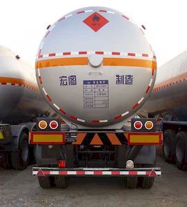 Hongtu  HT9408GYQ5 Semi trailer for liquefied gas transportation