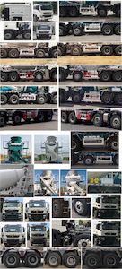 Qingzhuan  QDZ5313GJBZHTX30E1 Concrete mixing transport vehicle