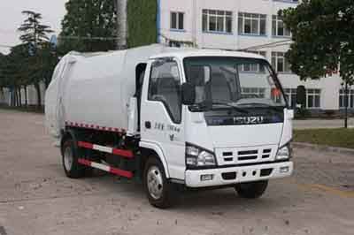 Huatong brand automobiles HCQ5070ZYSQL Compressed garbage truck