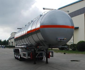 Jinbi PJQ9400GRYAFlammable liquid tank transport semi-trailer