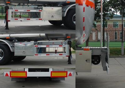 Jinbi  PJQ9400GRYA Flammable liquid tank transport semi-trailer