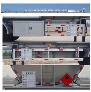 Jinbi  PJQ9400GRYA Flammable liquid tank transport semi-trailer