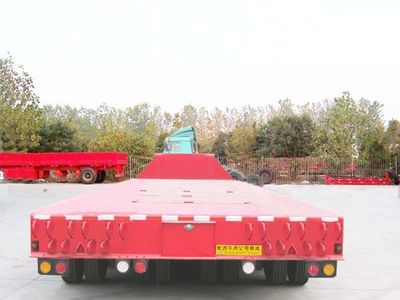 Guoshi Huabang brand automobiles XHB9402TDP Low flatbed semi-trailer