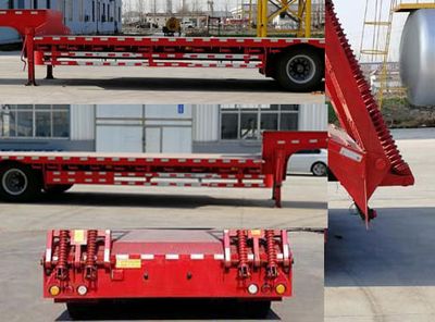 Junchang  HSC9400TDPA Low flatbed semi-trailer