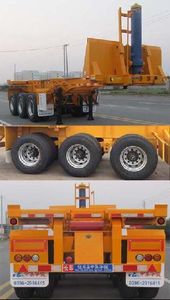 Huajun  ZCZ9402ZZXPHJE Flat dump semi-trailer