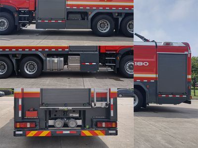 Zhonglian Automobile ZLF5342GXFPM180 Foam fire truck