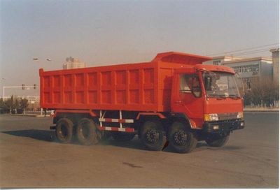 Jiefang Automobile CA3258P10K2T4 8 × 4 flat head diesel dump truck