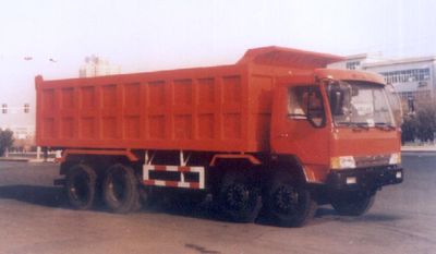 Jiefang Automobile CA3258P10K2T4 8 × 4 flat head diesel dump truck