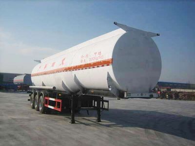 Huachang brand automobiles QDJ9405GHYA Chemical liquid transportation semi-trailer