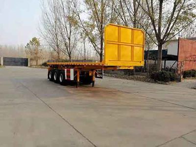 Zhongle  HJY9400ZZXPC Flat dump semi-trailer