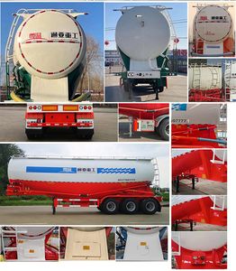 Tonghua  WTY9400GFL35 Medium density powder material transportation semi-trailer