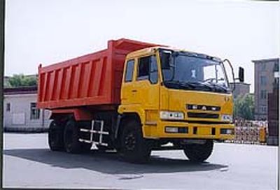 Jiefang Automobile CA3341P2K15T1 6 × 4 flat head diesel dump truck