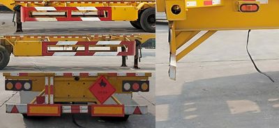 Zhongshun Guangxin brand automobiles HGX9400TWYE45 Transport semi-trailer of dangerous goods tank frame