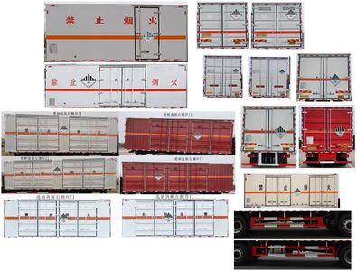 Zhongqi Liwei brand automobiles HLW5180XZWDF6 Miscellaneous dangerous goods box transport vehicle