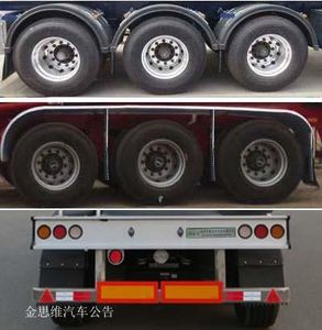 Lingyu  CLY9400GFL Medium density powder material transportation semi-trailer