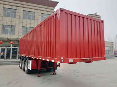 Zhongyun Changda brand automobiles XSQ9404XXY Box transport semi-trailer