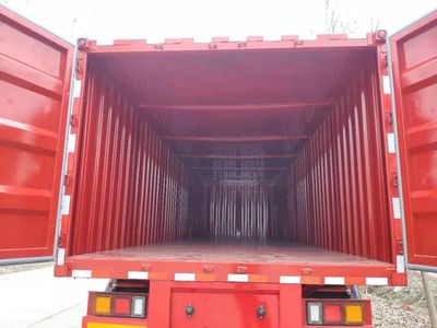 Zhongyun Changda brand automobiles XSQ9404XXY Box transport semi-trailer